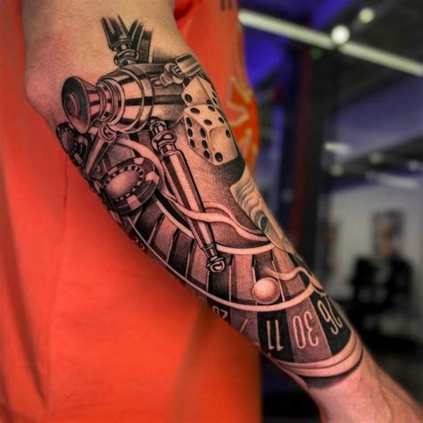 Unique Roulette Wheel Tattoo Designs for Gamblers .